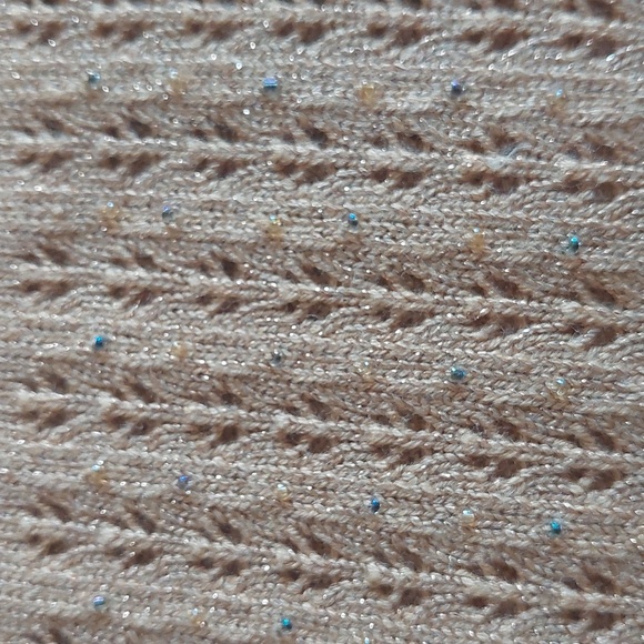 Gold beaded sweater - Picture 3 of 4